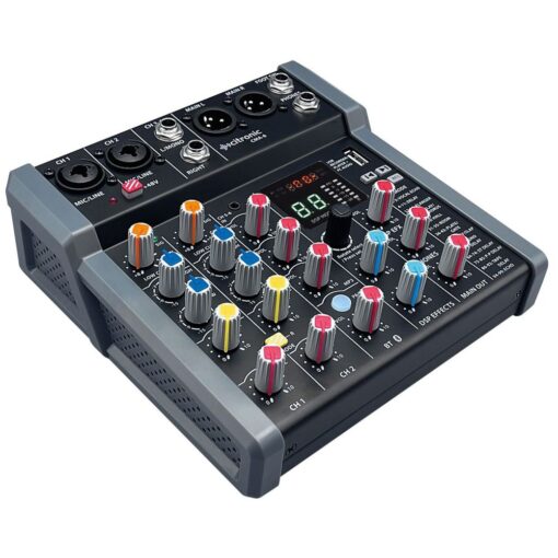 Citronic CMA-6 Compact Mixer with DSP FX and Bluetooth / USB Play & Record