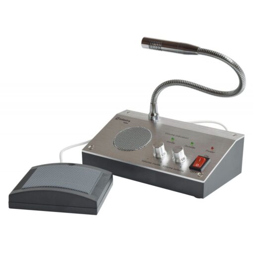 Talk/Speak Through Glass Security Intercom System Window Microphone Speaker