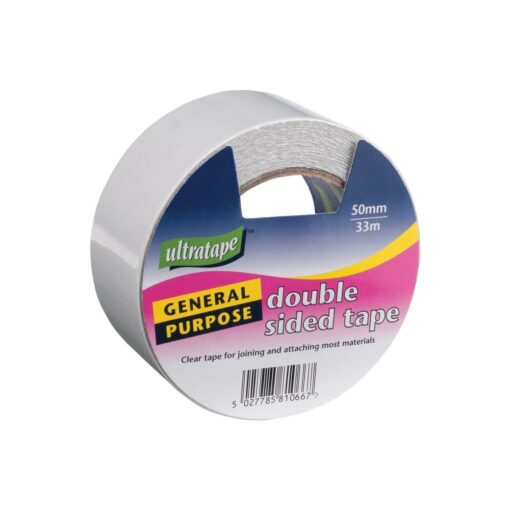 Ultratape Double Sided Strong Sellotape tape 50mm x 33m
