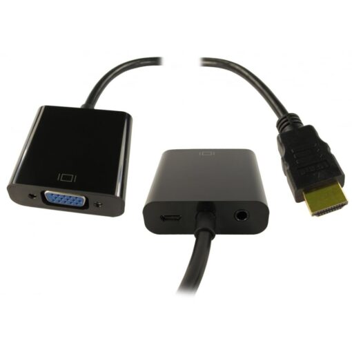 HDMI to SVGA & Audio Converter with USB Power (Retail Packed)