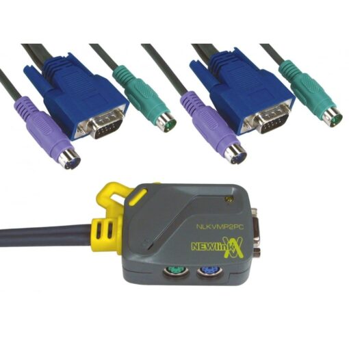 2 Port Micro KVM Switch - SVGA & PS/2