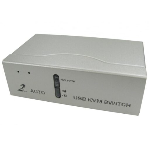 2 Port KVM Switch with Audio - SVGA & USB