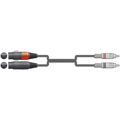Chord Classic Audio Leads 2 x XLR Female - 2 x RCA Plugs 6m