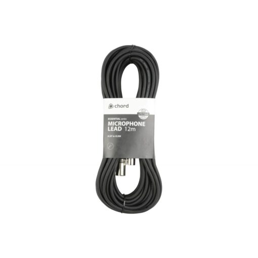 Chord Essential Microphone Leads XLR Female - XLR Male 12m