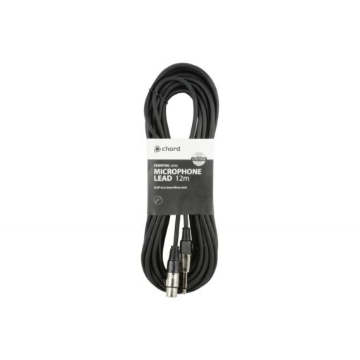 chord Essential Microphone Leads XLR Female - 6.3mm Mono Jack Plug