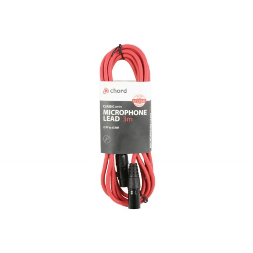 chord Classic Microphone Leads XLR Female - XLR Male