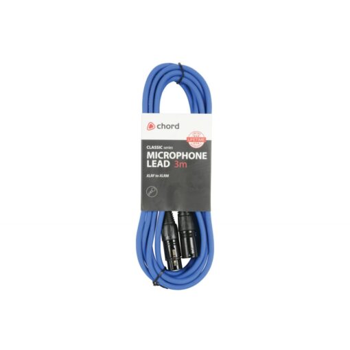 chord Classic Microphone Leads XLR Female - XLR Male