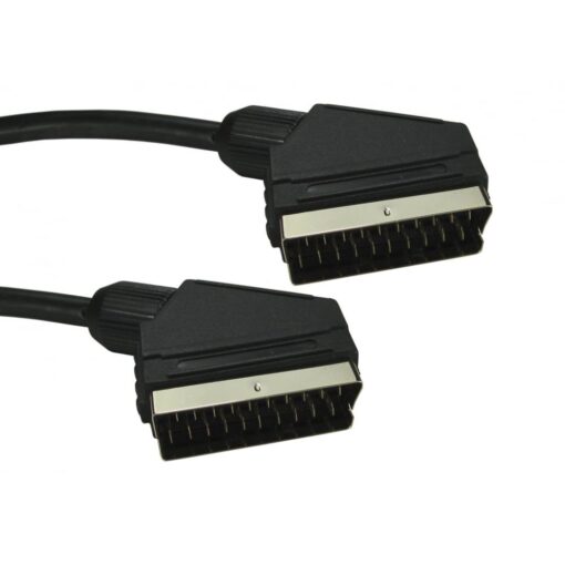 10m Scart to Scart Cable  21 Pin Male to 21 Pin Male Lead for TV DVD Video