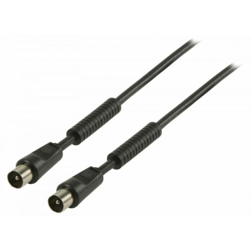 Digital IEC TV Coax Cable 100 dB Coax Male - Coax Male 5m Black
