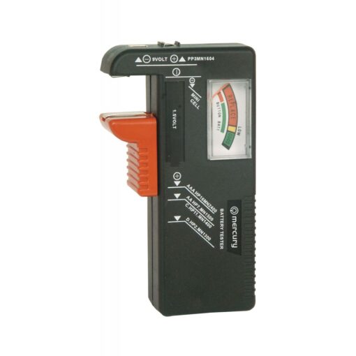 Battery Tester Checker Mercury Universal Tool Cell Power Volt AA, AAA, 9V PP3, Watch