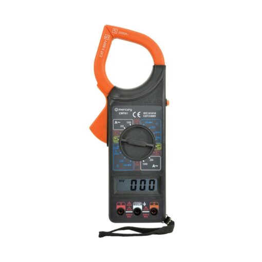 Mercury Clamp-on LCD Digital Multimeter Auto Handheld Clamp Meter Volt AC DC600 AMPS