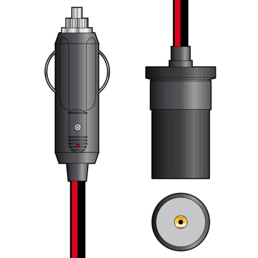 mercury Cigar Lighter Extension Lead 2m