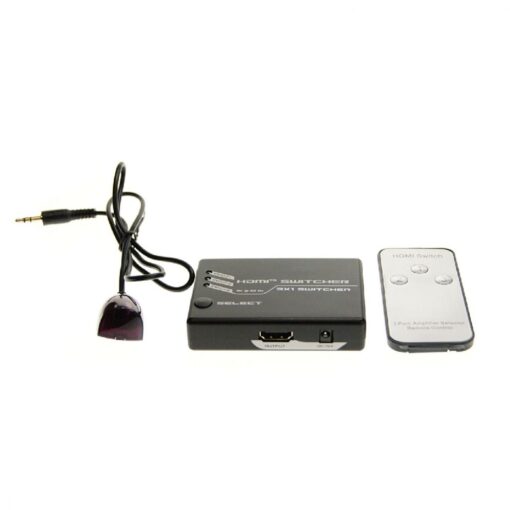 Ex-Pro AV-Pro 160303 2 Port HDMI IR Remote Switch- 2x1 (2 way input 1 output) - v2.0 HDMI HDCP 2.2