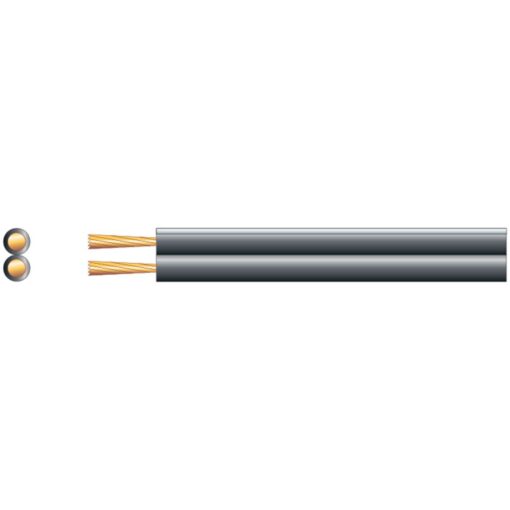 100m Black Loudspeaker Cable Home HiFi Stereo Speaker Wire 4.5 x 9mm 42 Strand