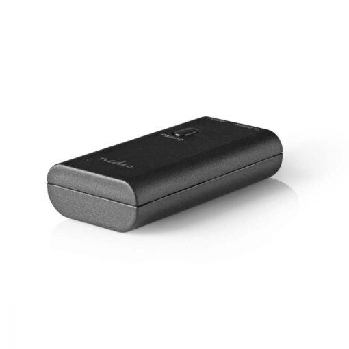 Nedis Wireless Audio Transmitter Bluetooth APTX Up to 2 Headphones Black