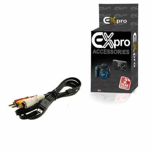 Ex-Pro GoPro AV Cable 10 Pin ACMPS-301 AV Composite RCA Cable for GoPro Hero 3 & 4