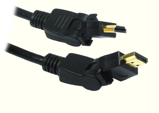 Ex-Pro High Speed [ANGLE/ROTATING/BENDING] - 3m Gold HDMI Cable V1.4