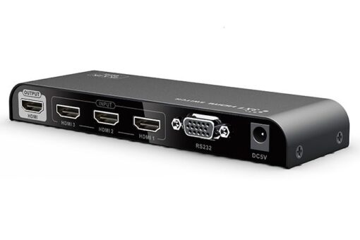 Ex-Pro® AV-Pro 5 Port HDMI IR Remote Switch - 3x1 v2.0 HDCP 2.2 Full Ultra HD UHD 2K4K with RS233