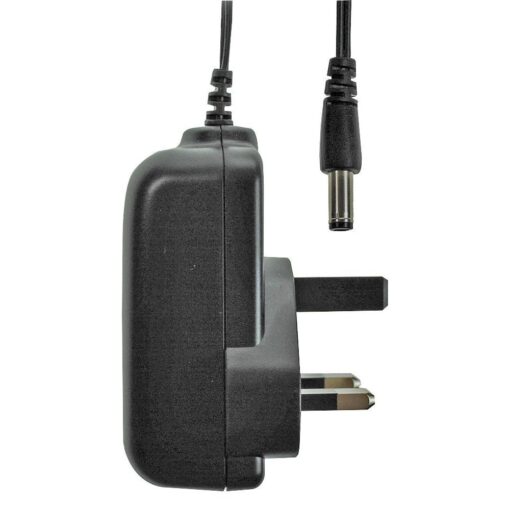 Ex-Pro® UK Fixed Voltage replacement AC DC Plug in Power supply - Regulated -12v -1000mA/1A max current. 2.5mm DC Centre +