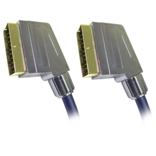 Ex-Pro® Professional Gold 99.99% OFC oxygen-free - Scart to Scart Cable - 10m [1000cm]