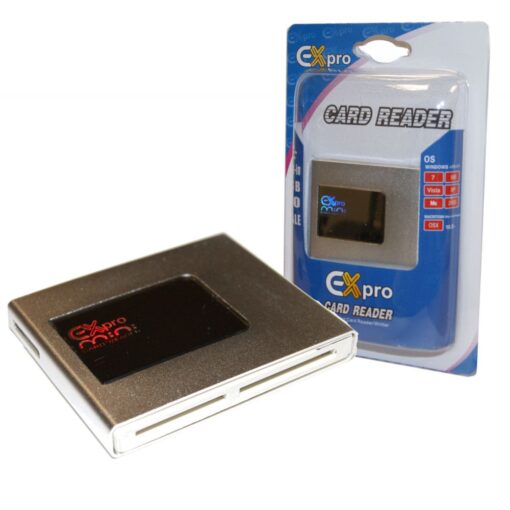 Ex-Pro® All in One Metal Compact Hi-Speed USB Card Reader