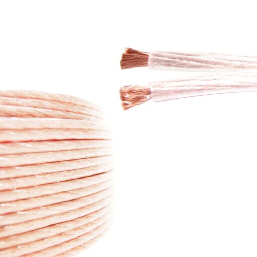 Ex-Pro® - AV-Pro OFC Oxygen Free Copper Loud Audio/Speaker Cable, 2 x 4mm² [OD 10mm x 5mm] - 20m Reel