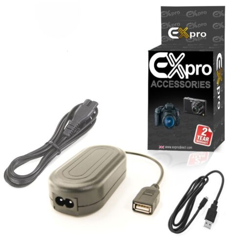 Ex-Pro® Replacement Nikon EH-68P / EH-69P Connection kit -AC Mains Power & Charge