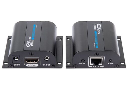 Ex-Pro® 60m AV-Pro Micro Extender HDMI 1080p Over Single Cat6/Cat6a/Cat7 with IR Control