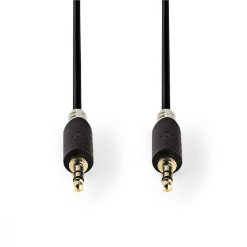 Nedis Stereo Audio Cable | 3.5 mm Male - 3.5 mm Male | 10 m | Anthracite