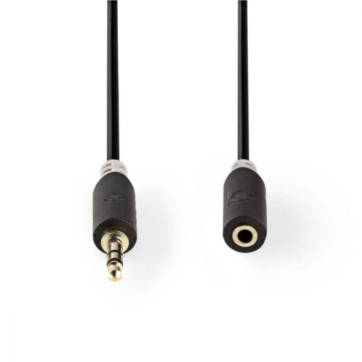 Nedis Stereo Audio Cable | 3.5 mm Male - 3.5 mm Female | 3.0 m | Anthracite