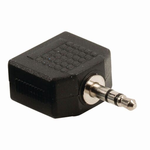 Nedis Stereo Audio Adapter | 3.5 mm Male - 2x 3.5 mm Female | Black