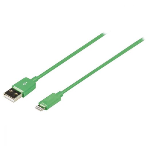Nedis Sync and Charge Cable | Apple Lightning 8-pin Male - USB A Male | 1.0 m | Green