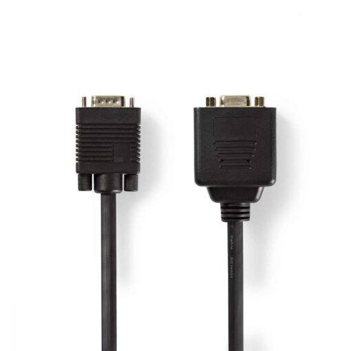 Nedis VGA Cable | VGA Male - 2x VGA Female | 0.2 m | Black