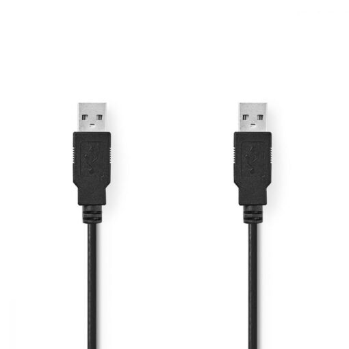 USB 2.0 Cable | A Male - A Male | 1.8 m | Black