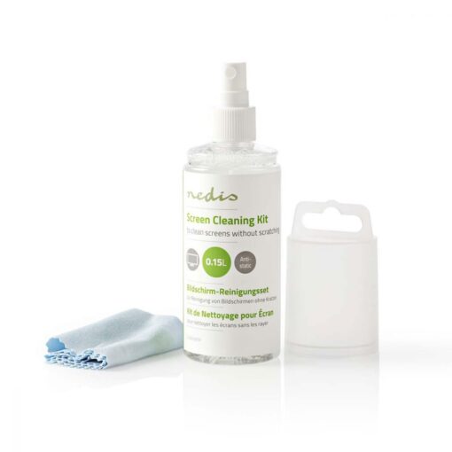 Nedis Screen Cleaner Kit LCD TV SmartphoneTablet with Cloth 150 ml