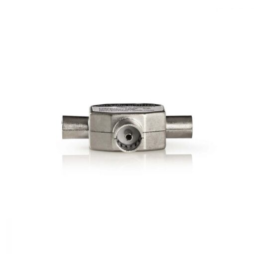 Splitter Coax Adapter IEC (Coax) Female to 2x Coax Male