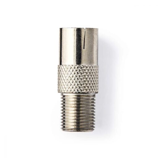10x Satellite Antenna Adapter F Type Female to IEC (Coax) Female Metal