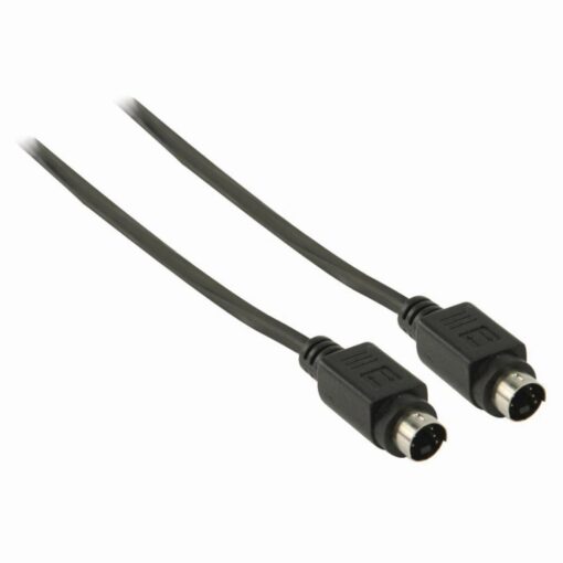 Nedis S-Video Cable | S-Video Male - S-Video Male | 2.0 m | Black
