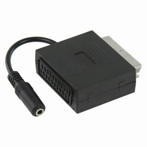 Scart Adapter With Stereo Audio (Scart male to 3.5mm jack female) 0.20m