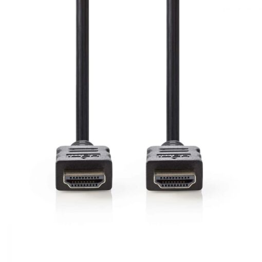 High Speed HDMI Cable with Ethernet | HDMI Connector - HDMIª Connector | 0.5 m 50cm Short  | Black
