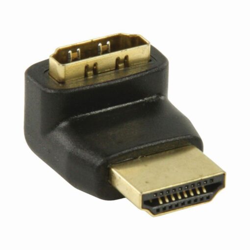 Nedis HDMI Adapter | HDMI Connector - HDMI Female | 270° Angled | Black