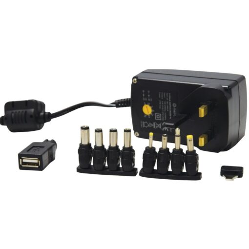 Multi-Voltage 2250mA 3V 4.5V 5V 6V 7.5V 9V & 12V Switch Mode Power Supply UK