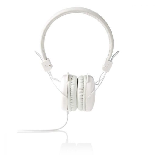 Nedis Wired Headphones | On-ear | Foldable | 1.2 m Round Cable | White