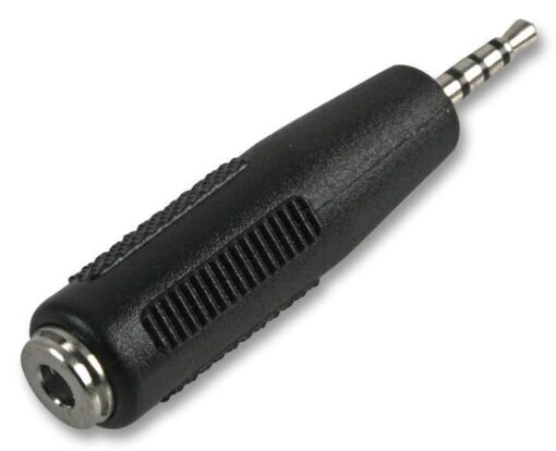 4 Pole Adapter 3.5mm Jack Socket Female to 2.5mm Mini Jack Plug Male