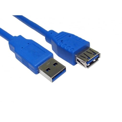 2m Meter USB 3.0 Male To Female Super Speed Extension Cable Computer Laptop Blue