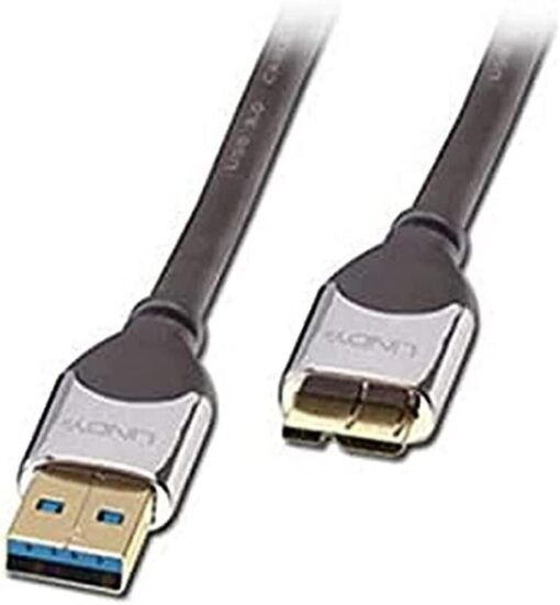 LINDY 2m CROMO USB 3.0 Type A Male to Micro-B Cable
