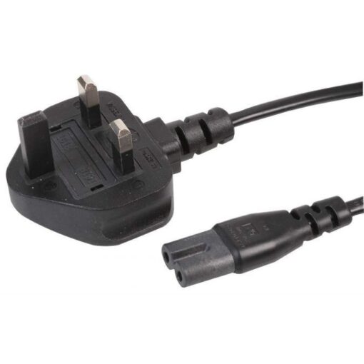 Ex-Pro 5m UK to IEC C7 3 Amp (Figure of 8) Mains Power Cable