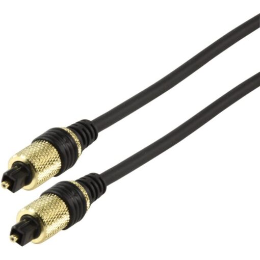 5m Male TOS Link TOSLink Optical Digital Audio Cable HQ Lead Gold Plated
