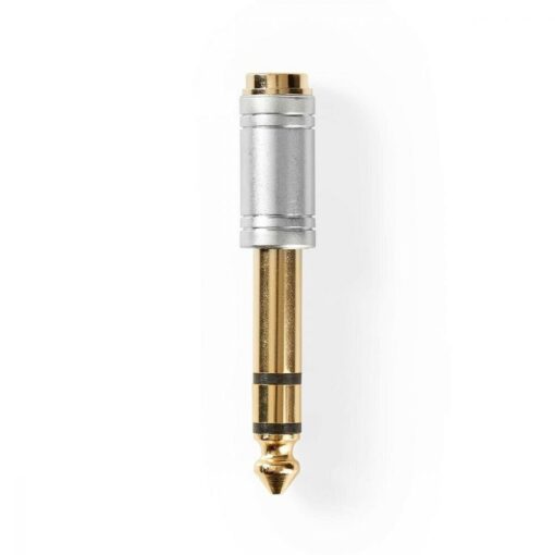 Pro 3.5mm Stereo Female Jack Socket to 6.35mm 1/4 inch Stereo Male Plug Adapter