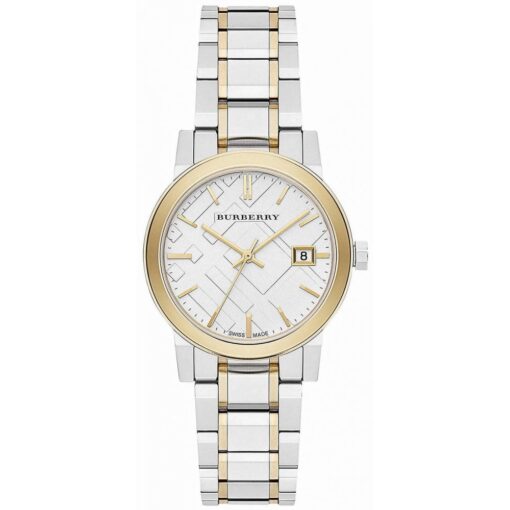 Burberry BU9115 Ladies Two Tone The City Watch